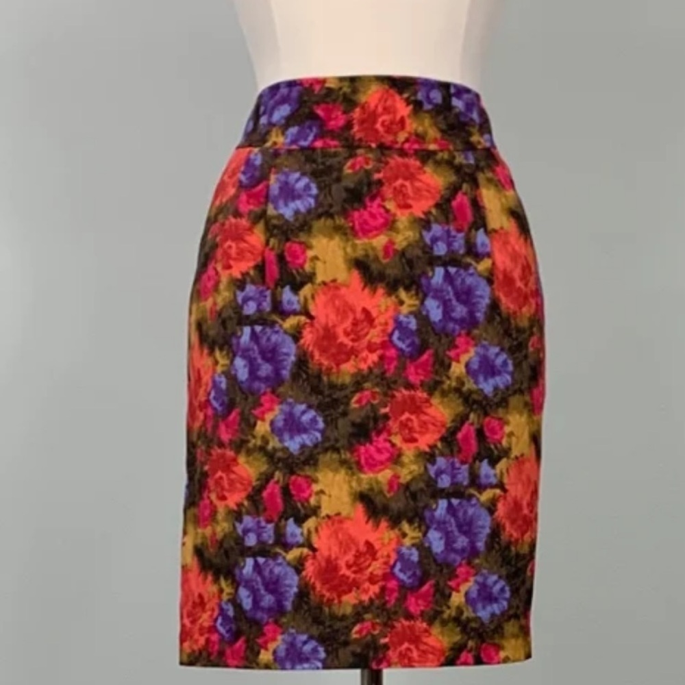 Liz Claiborne floral pencil skirt